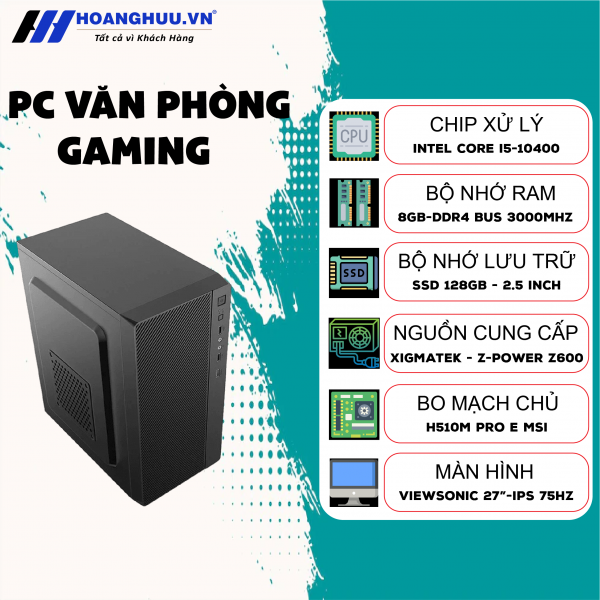 Bộ PC Văn Phòng Gaming Mainboard H510M