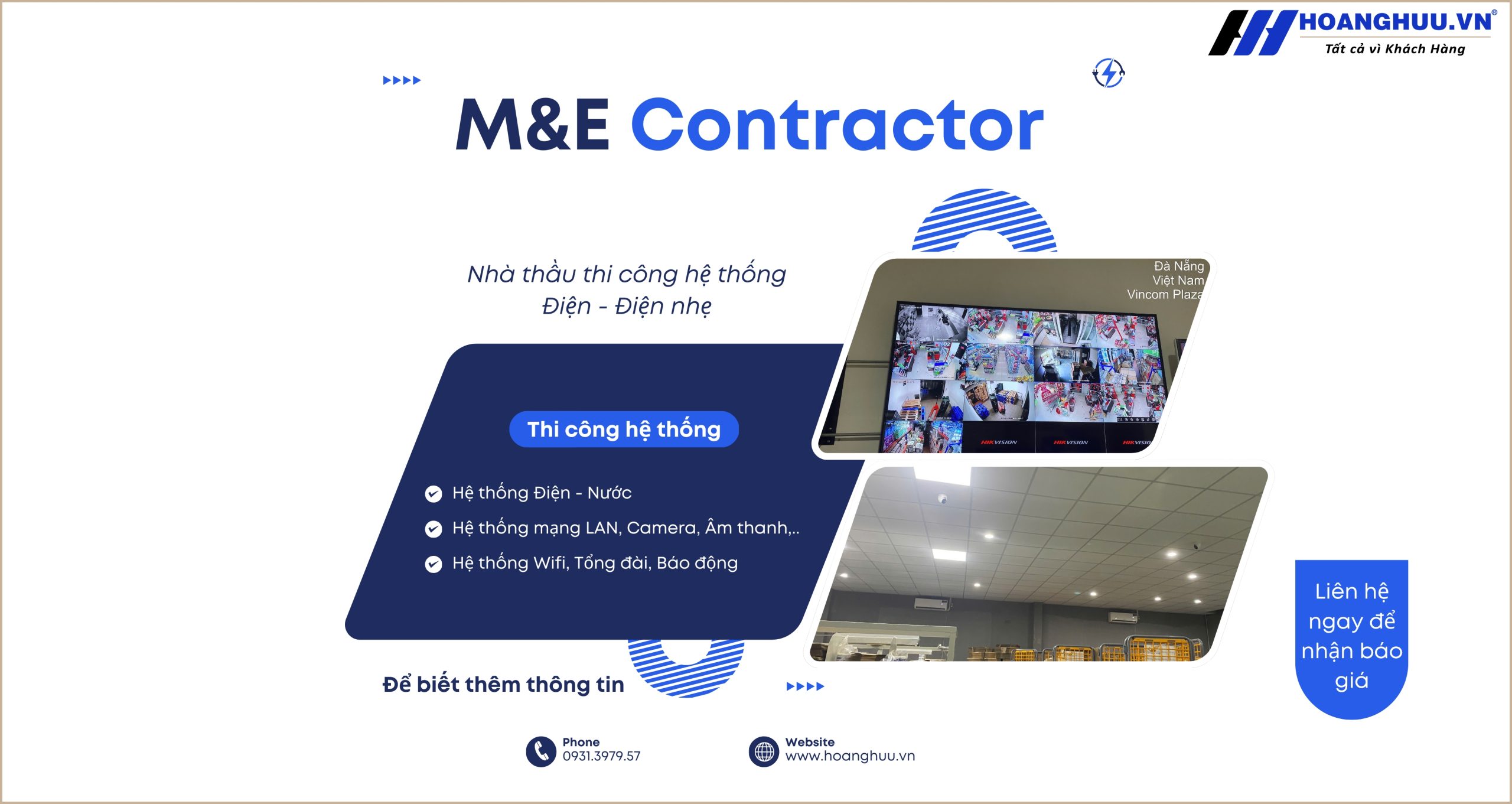 Hoàng Hữu - Nhà thầu M&E tại Đà Nẵng